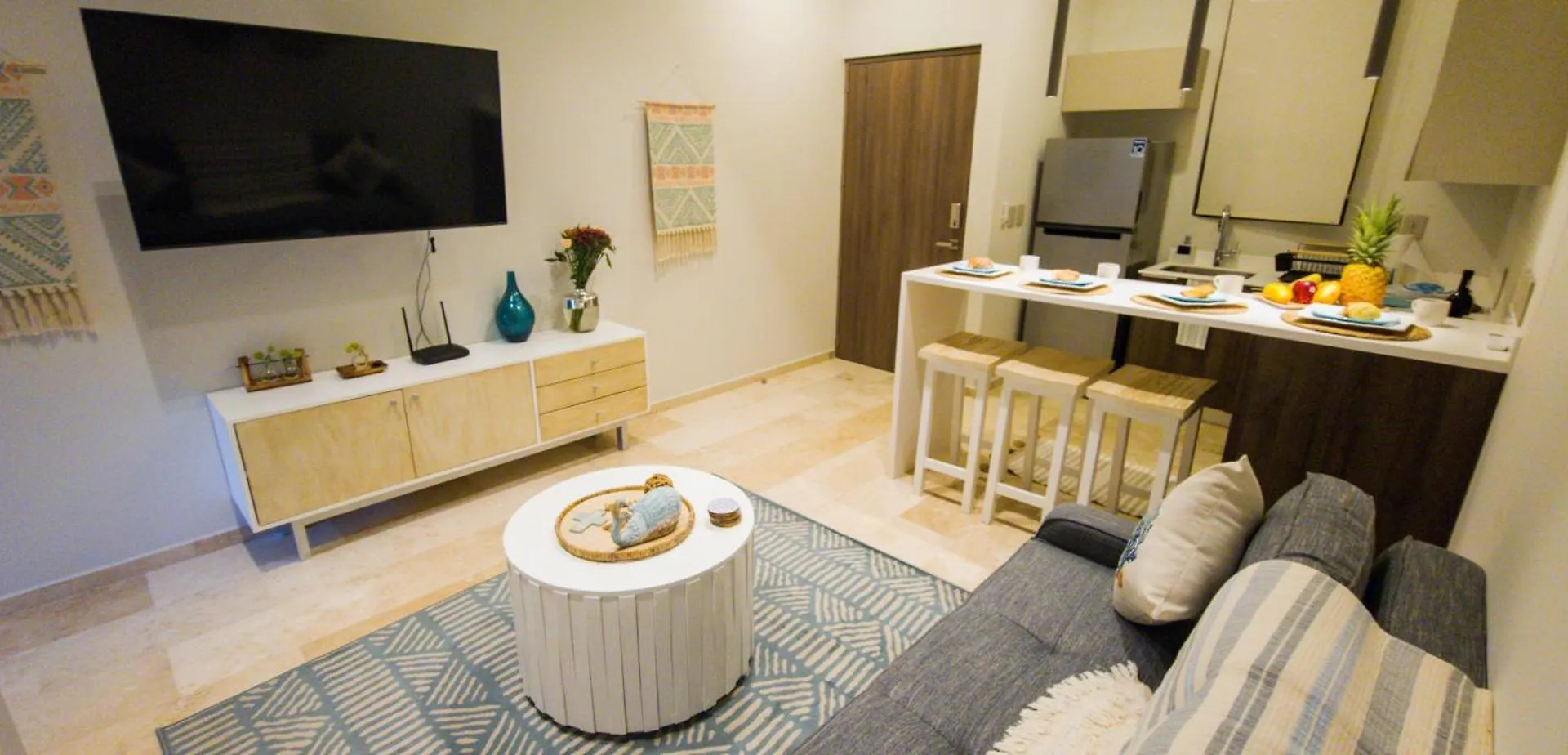 Seascape Apartment Near The Beach With A Sea-View Rooftop And Infinity Pool 툴룸 멕시코