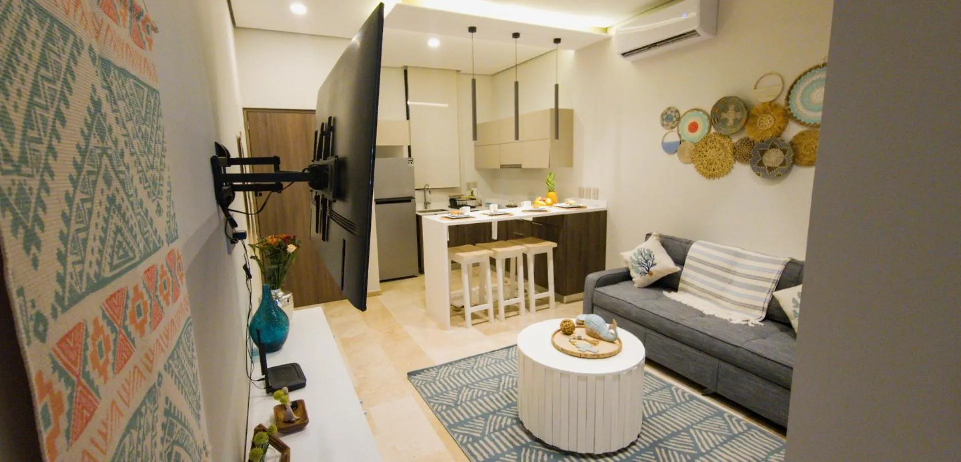 Seascape Apartment Near The Beach With A Sea-View Rooftop And Infinity Pool 툴룸 멕시코